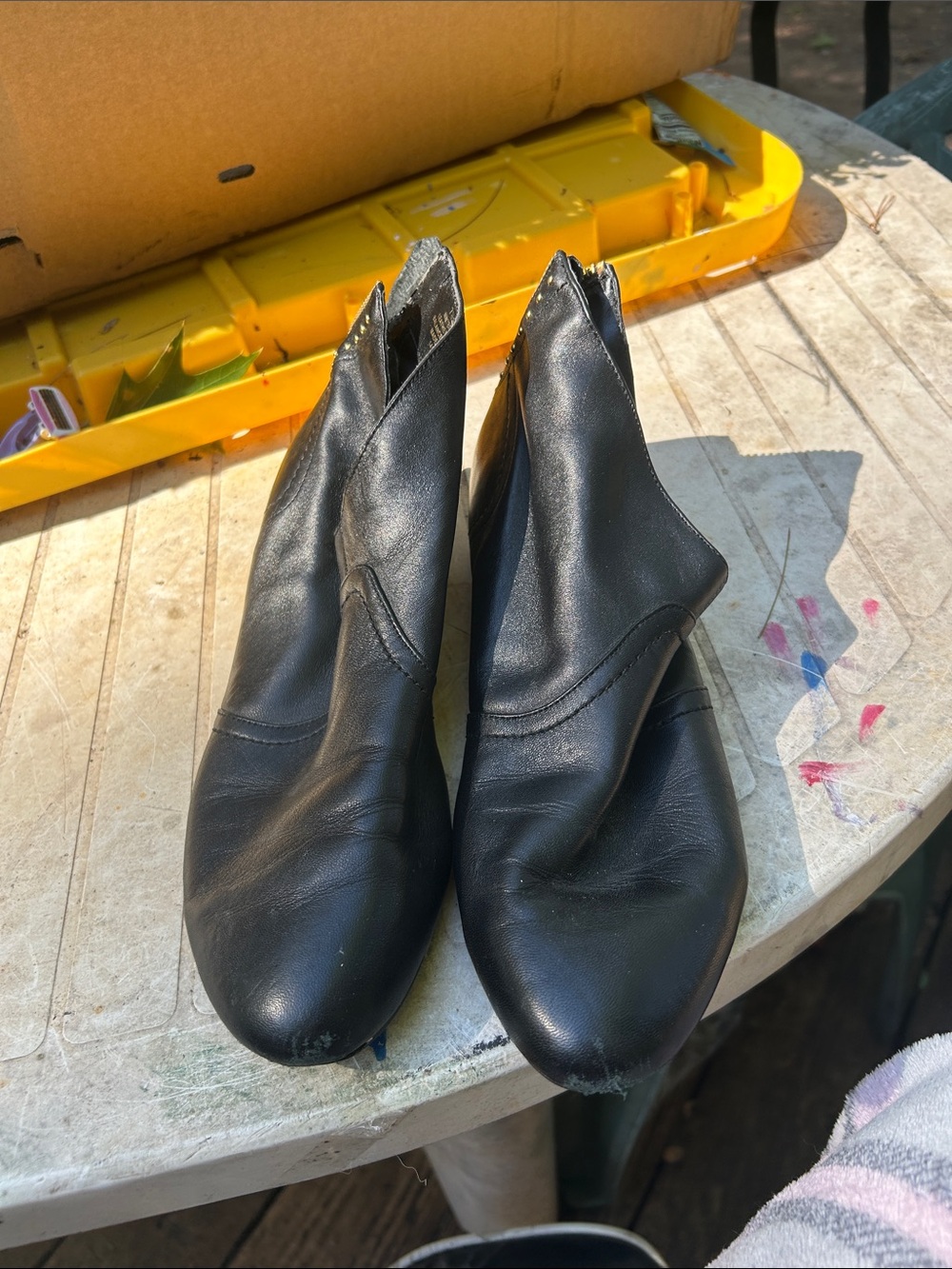 Black Women's Ankle Boots - Classic Leather Style